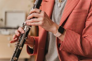 A Person Playing the Clarinet